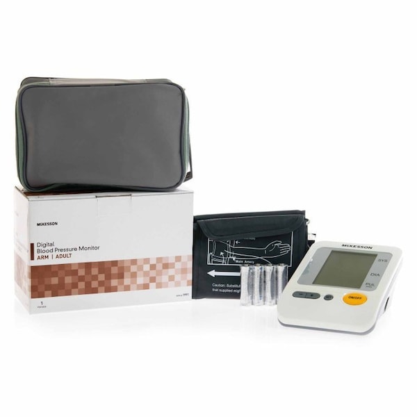 Mckesson Home Automatic Digital Blood Pressure Monitor Adult Cuff Nylon Cuff 22 - 36 cm Desk Model, 24PK 1991 - main